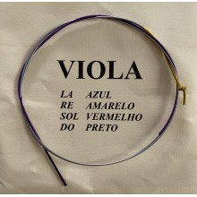 Corda Viola de Arco Mauro Calixto Ré - Amarelo